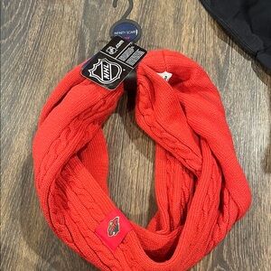 NHL red infinity scarf